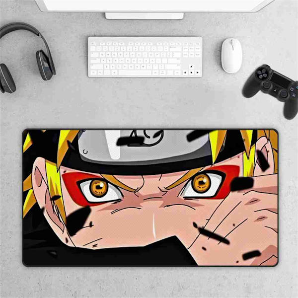 Tegneserie Musemåtte Skridsikker Vandtæt Computer Musemåtte til Hjemmekontor Spil 75x40cm / 30inx16in