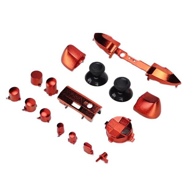 Full Game Controller Button Set Electroplating Replacement Handles Accessories for Xbox Series XRed