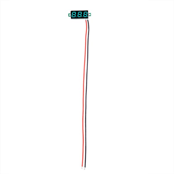 1 stk Digital 0,28″LED-skjerm Voltmeter DC Spenningsmålerpanel 2,5-30V (Blå)
