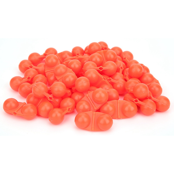 Bärbar Dubbla Rattle Fishing Attractor Bell Beads - 40st