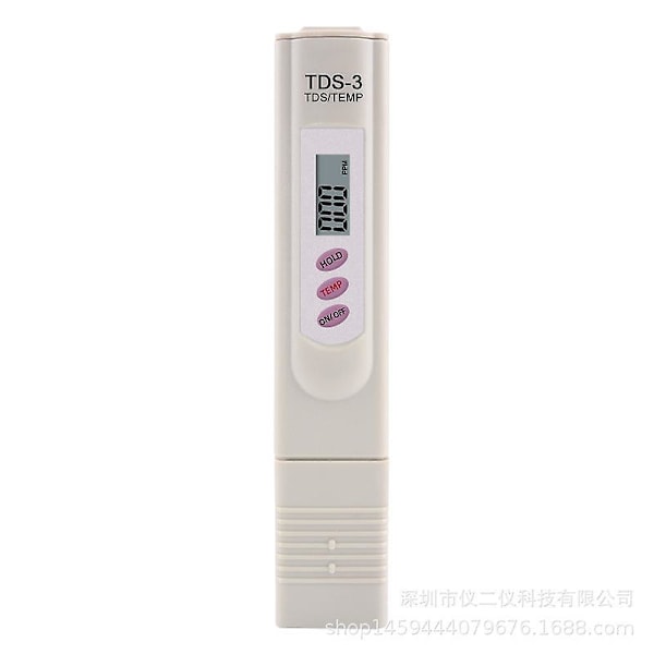 Bærbar Digital LCD Drikkevandsmåler TDS-3 Tester Vandkvalitetspen Temperaturpen