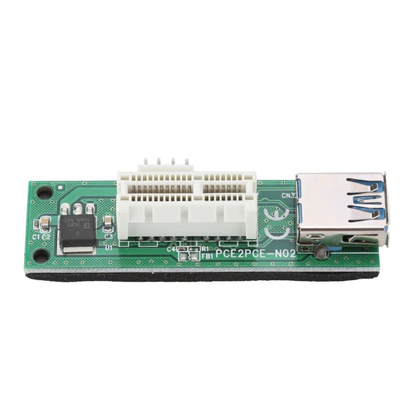 PCI-E Express 1x til 16x Mining Extender Riser-kort med USB-kabel