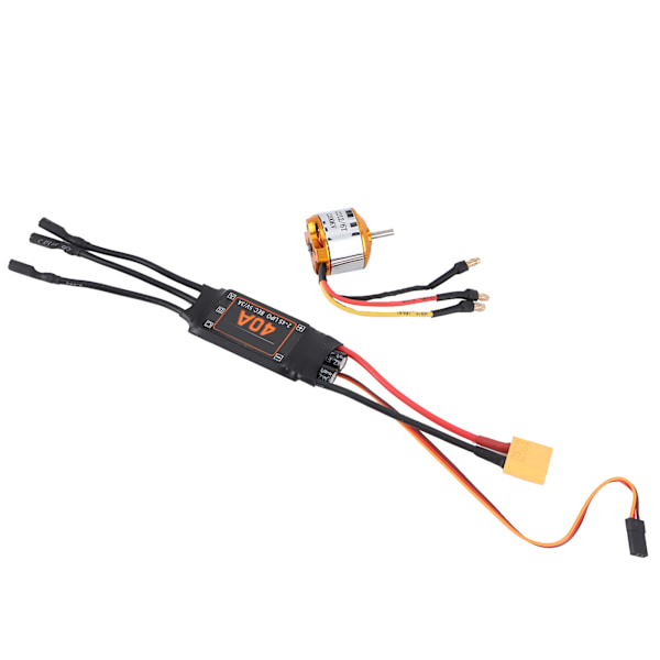 2212 KV2200 Motor 40A børsteløs ESC XT60 RC Motor ESC Sæt til Drone Helikopter FPV
