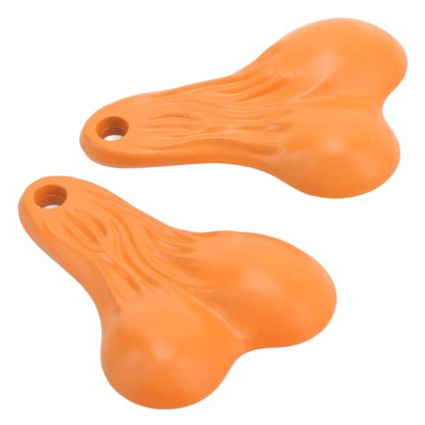 2PCS RC-bilkulmutter i zinklegering, hängande lastbilskulmuttrar för 1/10 bilmodelldekoration utomhus orange