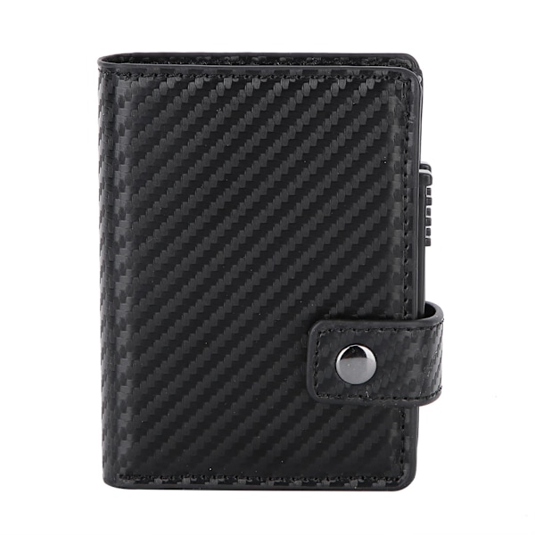 Fashion Double Card Wallet Anti-RFID Credit Card ID Holder Case Pocket(Crocodile Pattern Black)