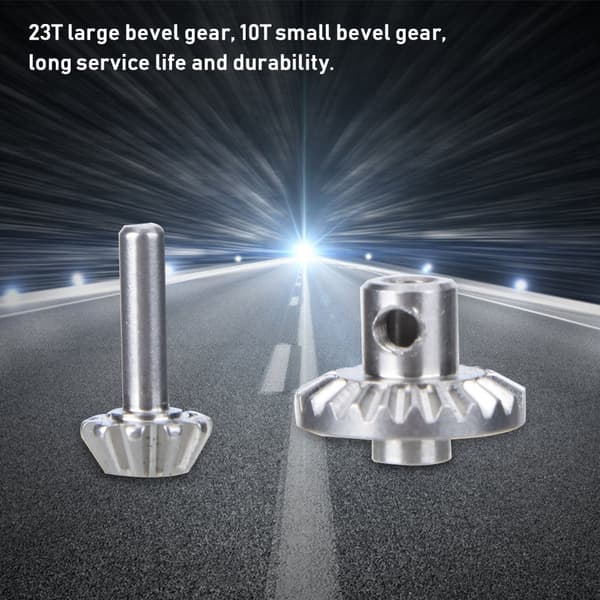 2 par til WPL 1:16 Metal Kobber CNC Proces Stål Gear RC Bil Model Tilbehør