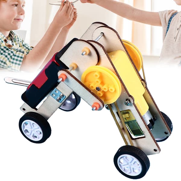 DIY Orm Krypende Robot Modell Pedagogisk Vitenskap Eksperiment Leketøy Sett Orm Krypende Robot
