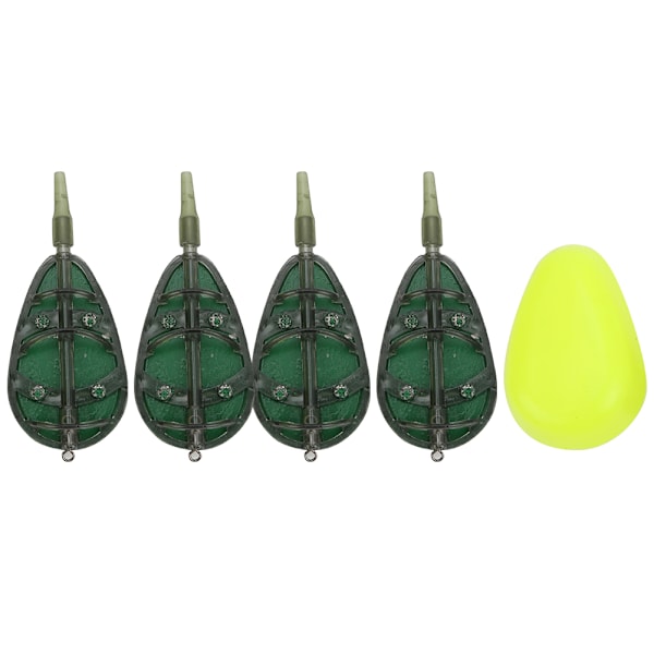 Bärbar matare set bete bur fiskeutrustning tillbehör med mögel fånga fisk snabbt(30G+40G+50G+60G )