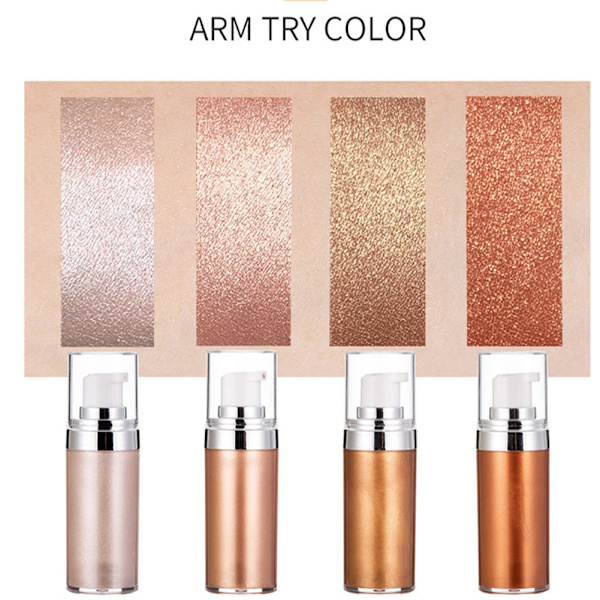 Highlighter Cream Makeup Ansiktsglans Bronzers Kosmetika Glänsande Kropp Ansiktskonturkräm4#