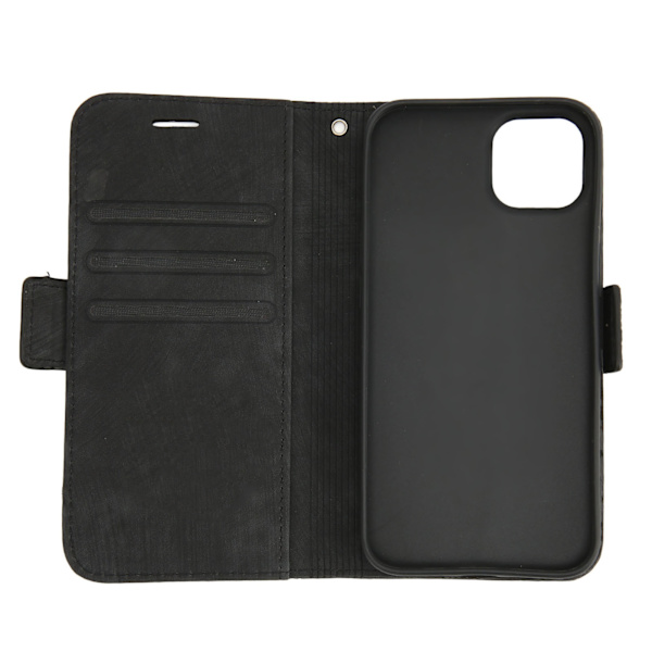 Wallet Phone Case til Iphone 14 PU Læder Wallet Flip Phone beskyttende etui med kortpladser Holder Hængende Reb