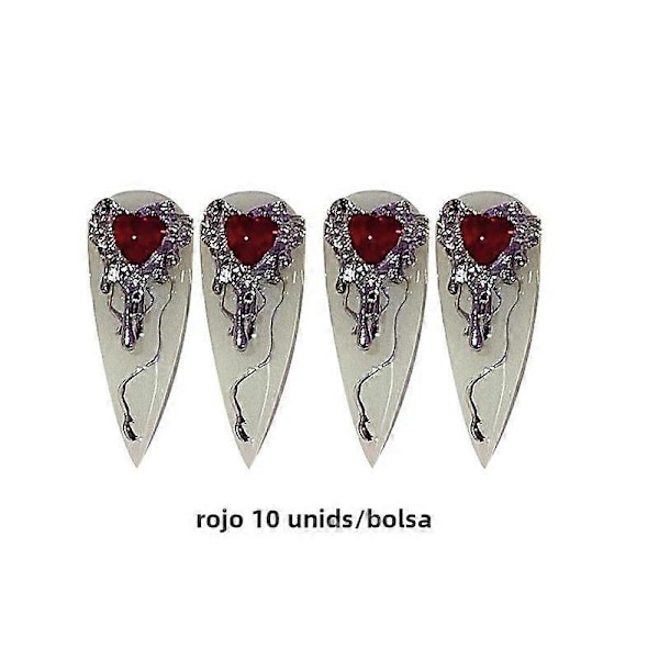 Kawaii Nagelkonstdekorationer med 3D Akrylblommor och Pärlor för DIY Nagelkonst Manikyrdekoration Sommarstil typ18