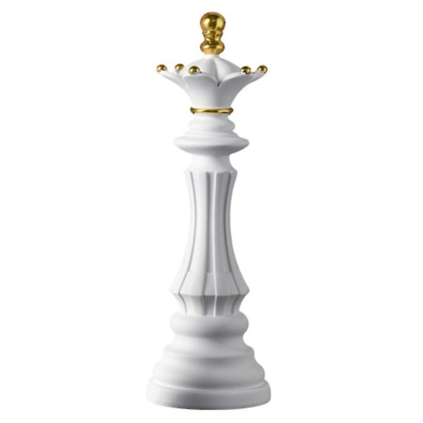 White Luxury International Chess Resin Skulptur Home Ornaments Decor