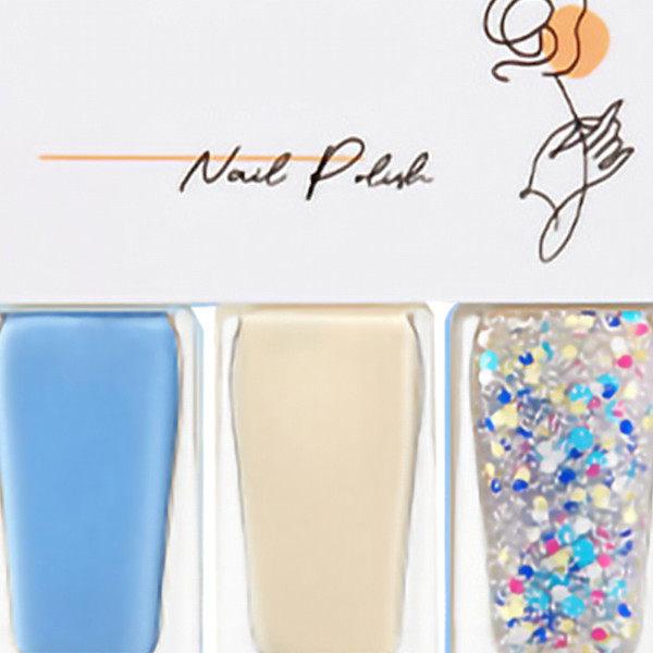 3-pack nagellackset på vattenbasis för kvinnor, lätt att ta bort, snabbtorkande nagellack för dejting, halloweenfest T12