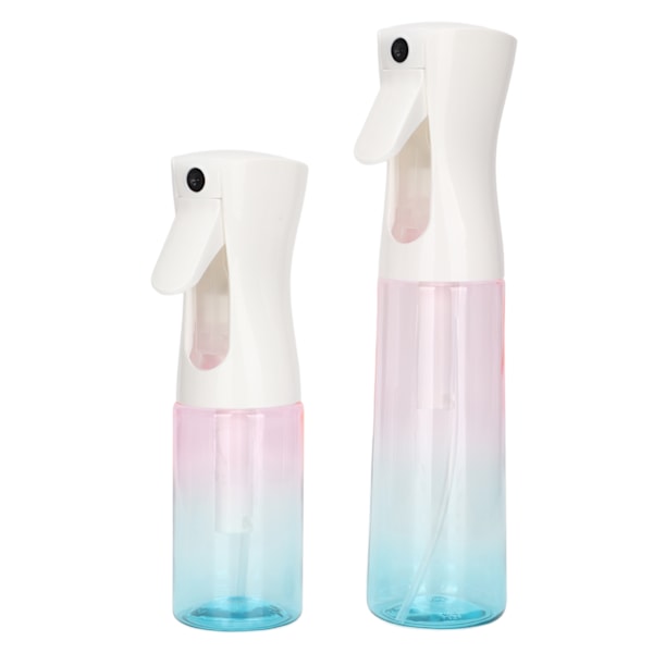 2 st tomma sprayflaskor för resor, påfyllningsbara behållare, fin kosmetisk dimspruta för hårstyling, rengöring av växter, 300 ml 200 ml