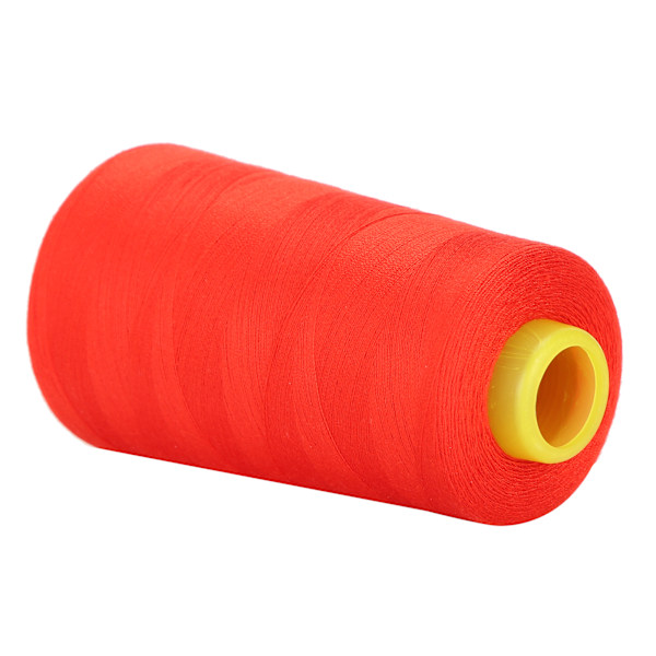402 Polyester-ompelulanka 3000 jaardia käsinompelunaru DIY-käsityön ompeluun käsinpunainen