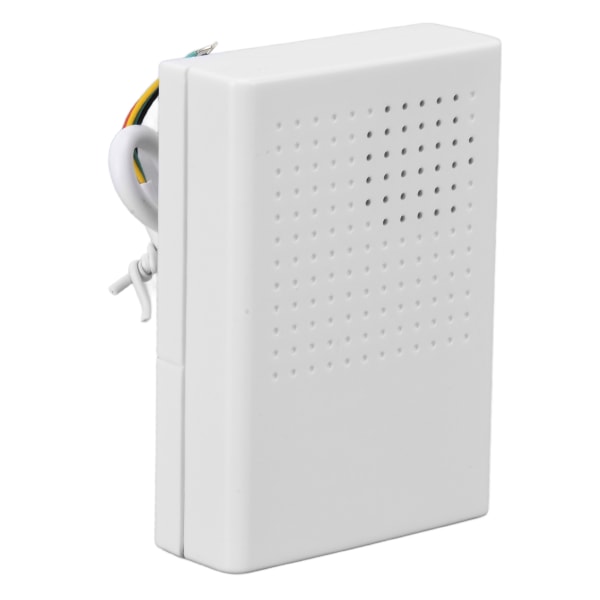 12V kablet elektronisk dørklokke Dingdong ringetone 90dB hvid adgangskontrol til hotelhjem