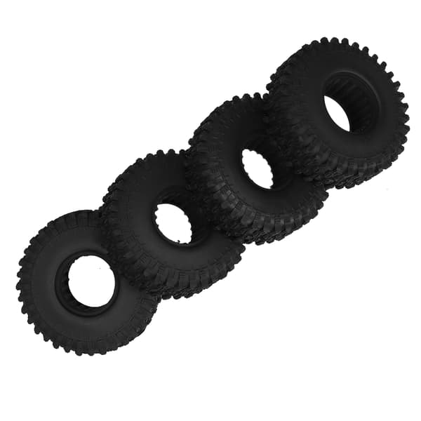 4 st 120 mm fjärrkontroll gummidäck däckbyte för SCX10/TRX4 1/10 RC-bil