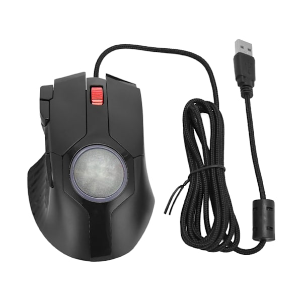 Gamingmus med 7200 DPI RGB-bakgrunnsbelysning 8 taster BT-mus med brannknapp for bærbar PC