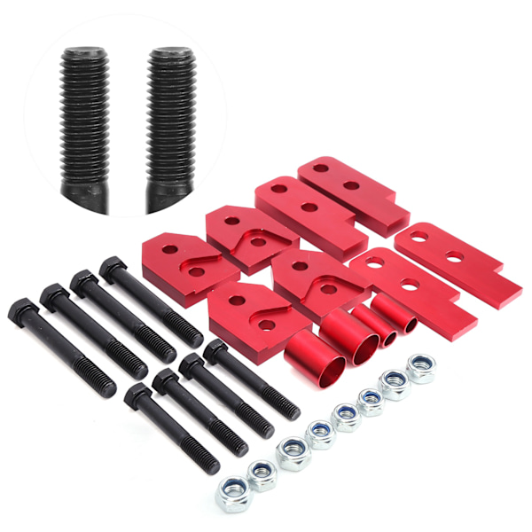 2in ATV Full Lift Kit AllTerrain Vehicle Lifting Tool Red Fit for Yamaha Rhino 450/660/700