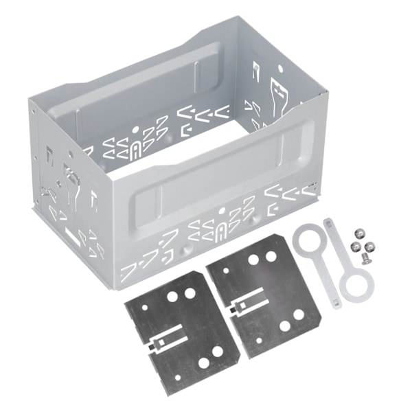 2 Din Universal Radio Ramme Aluminiumlegering Stereo Audio Installationsfascia Passer til B5/MK3/MK4