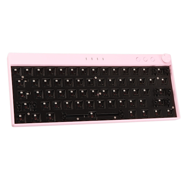 61-tasters mekanisk tastatur DIY-sett RGB-bakgrunnsbelysning bryter varm bytte tilpasset mekanisk spilltastatursett rosa