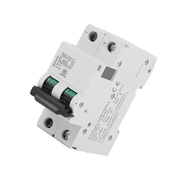 2P 250V Lågspännings DC dvärgbrytare för solpaneler, nätsystem (40A)