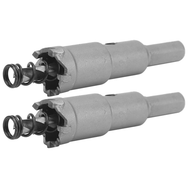 2 set hårdlegerade hålsågskärare TCT-borrskärverktyg hög effektivitet för hålöppningφ23mm/0.91in