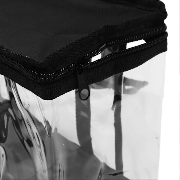 PVC Værktøjstaske Gennemsigtig Lynlås Støvtæt Stor Kapacitet Værktøjsorganisator til Vedligeholdelse 38 X 15 X 21cm