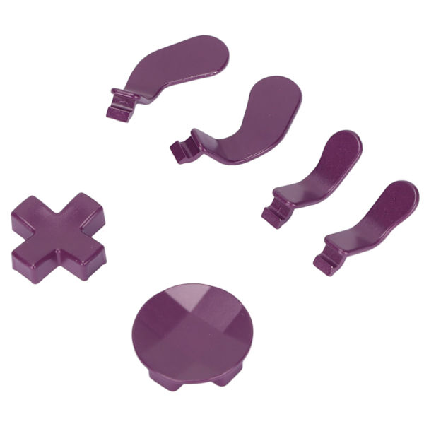Rustfrit stål metal D-pads paddles erstatningscontroller tilbehør til Xbox One Elite Series 2 Lilla