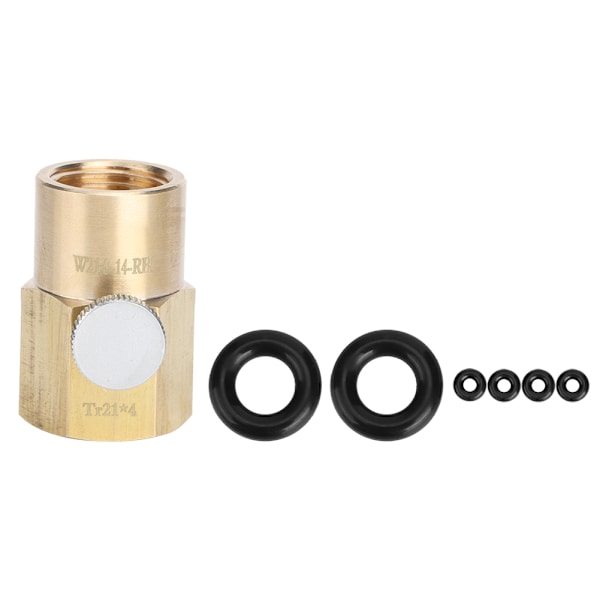 Tr21x4 til W21.8-14-RH CO2-adapter, sodavand CO2-cylinderadapter, påfyldningsventil, forbindelsesstykke