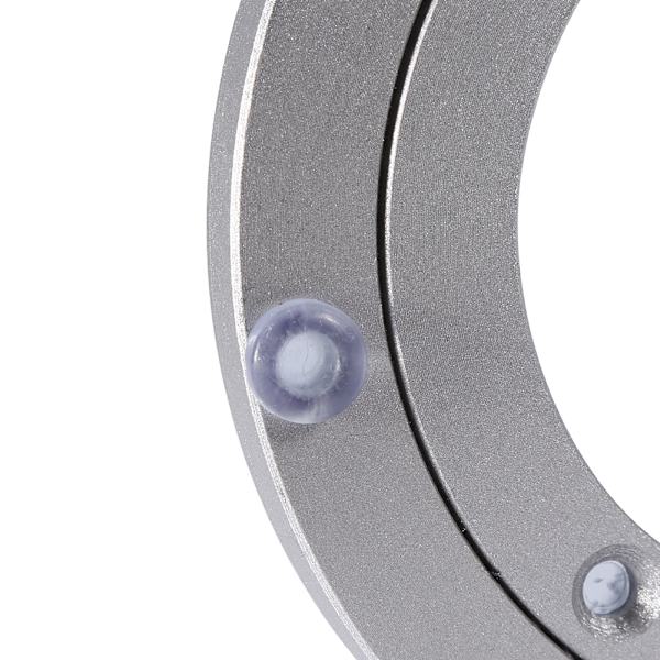 Kraftig aluminiumlegering Roterande lagerplatta Vridbord runt matbord