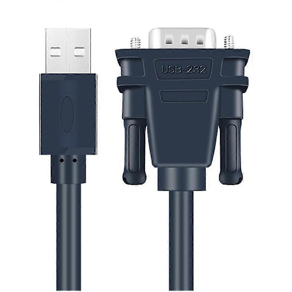 USB till RS232 Adapter Seriell Kabel DB9 Hane 9 Pin Med FTDI Chipset För Windows