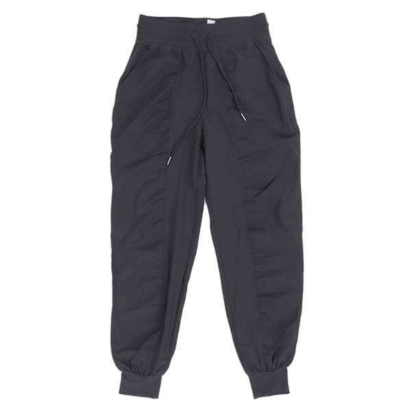 Dame Sports Fitness Joggere Polyester Løs Casual Sweatpants med Lommer til Løb (Grå) XXL