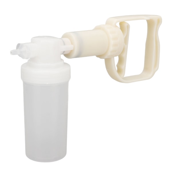 Handhållen manuell sugpump bärbar transparent vakuumhandhjälpsugpump för andningsproblem