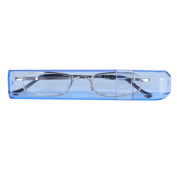 Bærbare lesebriller Visual Fatigue Relief High Definition presbyopiske briller med etui (+4,00 )