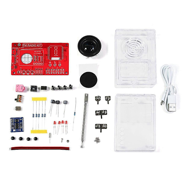 DIY Elektronisk Sett FM Radio Produksjonssett Kretskort