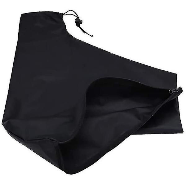 Løvblæser Vakuumpose - Holdbar Lynlåspose til Elektrisk Blæser Vakuum, Sort (44*35*60cm)