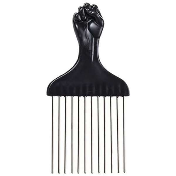 Curly Hair Pick - Antistatisk plastikkam til afro-hårstyling