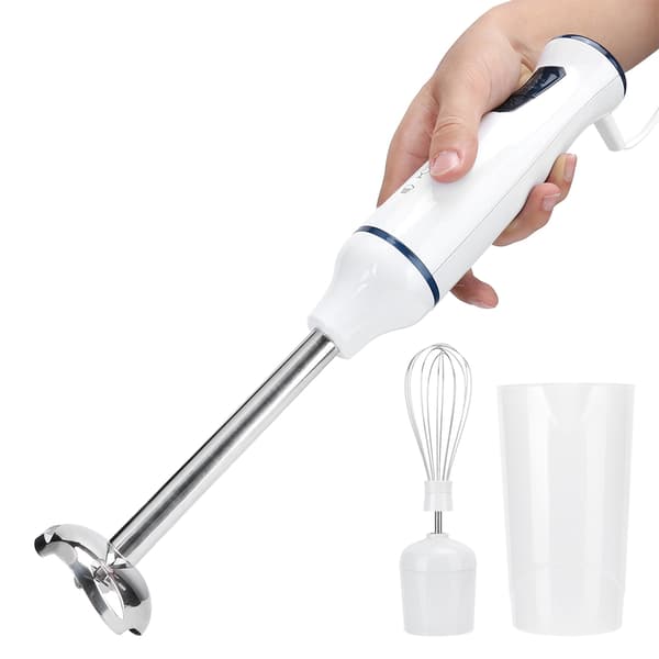 Multifunktionel 3-i-1 elektrisk stavblender, æggepisker, foodprocessor, EU-stik 220V