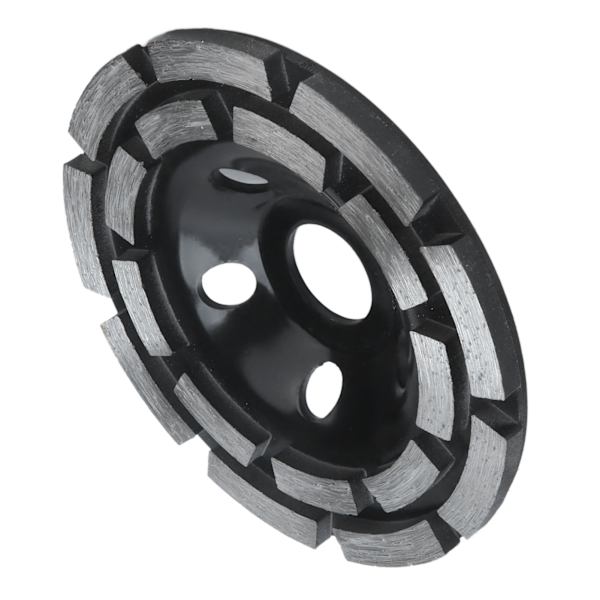 Diamantslibningsskive Slibeskive Sæt med lav vibration Sort til sten BetonDiameter 115mm