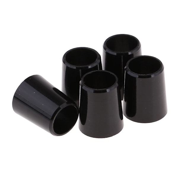 20 x 5 stk. Sorte Golfskaft Hylstre Ferrules .335 .370 Hætte Adapter Ring 0.370