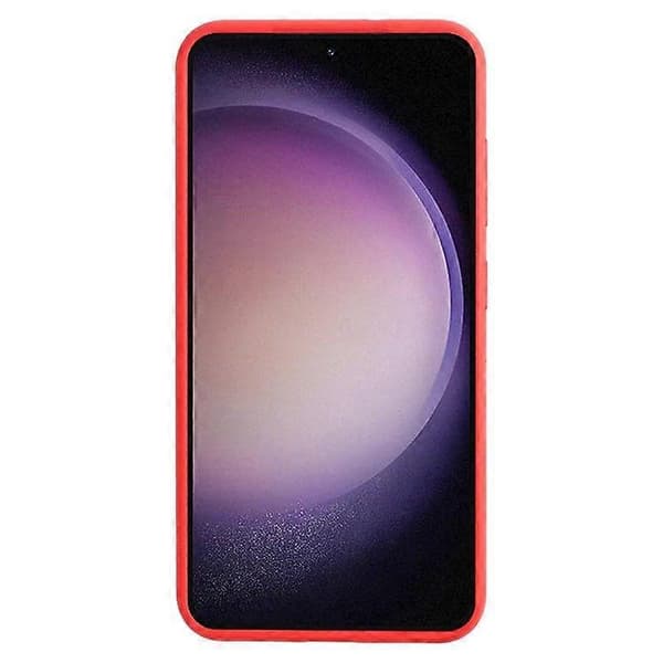 Til Samsung Galaxy S23 Cover Silikone Stødsikkert Telefoncover Red