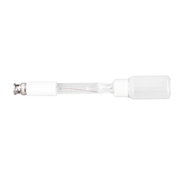 PH-sonde i plast, glasmateriale, kegleform, BNC-stik, 17,5 cm/6,9 tommer lang, nem adgang til værdi, udskiftelig elektrode