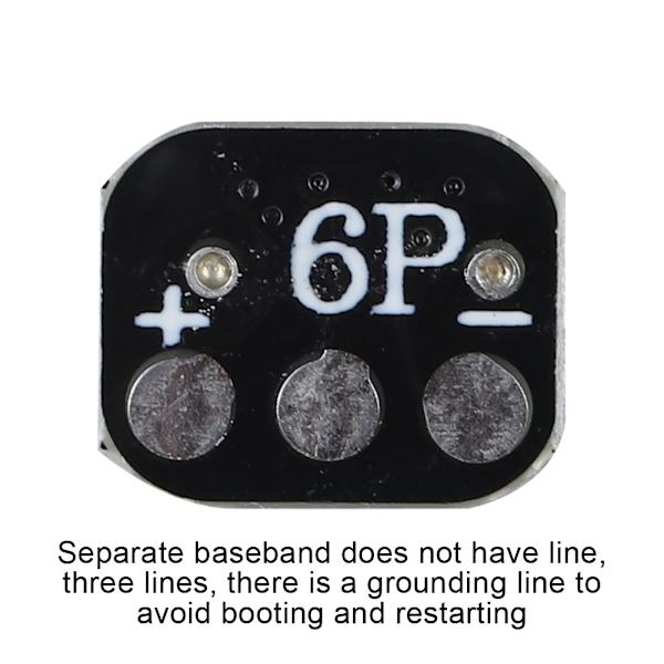 5 st reparation strömkabel basband för moderkort startbatterihållare (SE/6s/6sp/6plus)