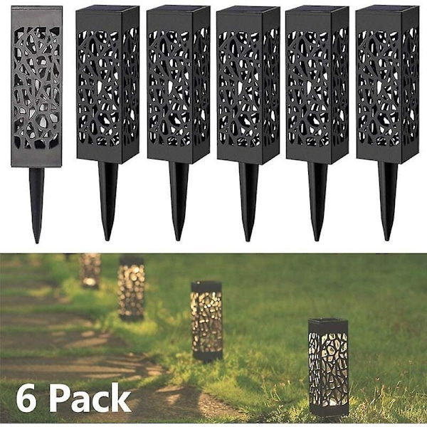 Solcelled Hagebelysning Utendørs Jordlys, Vanntette Utendørs Landskapslys Trådløse Led Hagebelysning Dekorasjon Solcellelys for Patio Sti, Lov