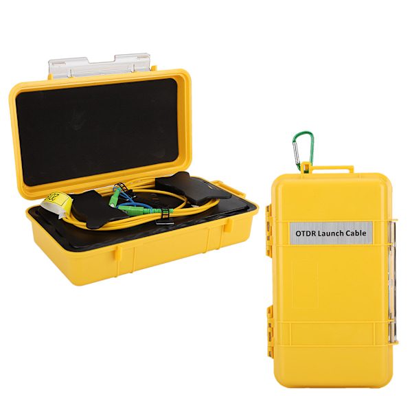 Fiber Optic OTDR Launch Cable Box Dead Zone Eliminator Fiberring Sc APC-Sc APC SM 1 km