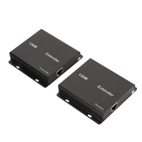 150M HD Multimedia Interface Extender 1080P 60Hz 148.5MHZ 1Gbps Stöd 3D EDID POC Funktion HD Extender Adapter 100‑240V UK Plug
