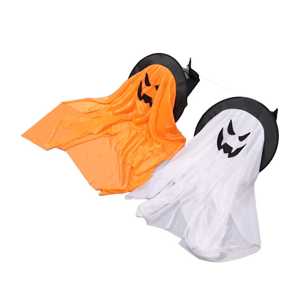 Ghost String Lights Klart mønster Spooky Atmosfære Batteridrevet LED Ghost Lights for Party Decoration Family