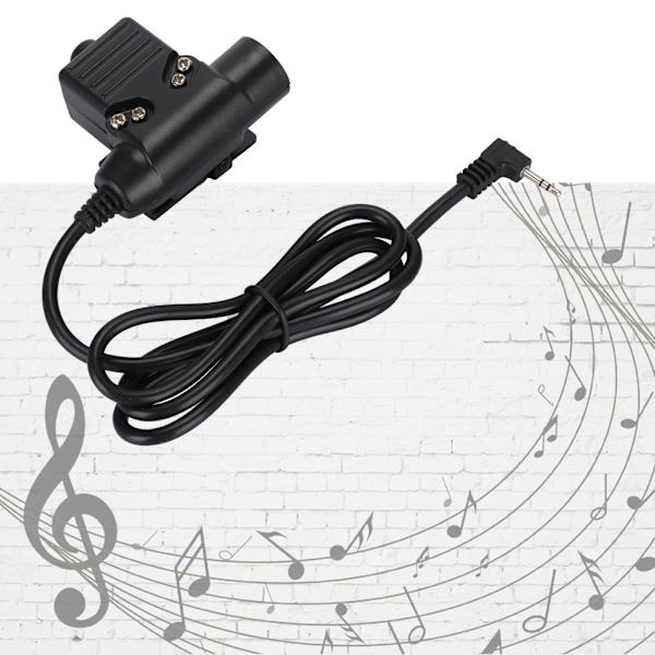 Multifunksjonell 2,5 mm enkelthulls PTT-kabel egnet for radio walkie talkie