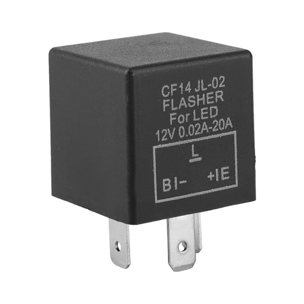 Blinklysindikator 12V 3-ben justerbart LED-blinkrelæ Fix Blinker Indicator CF14